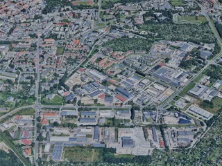 Koszalin City, Poland (2024) 3D Model preview