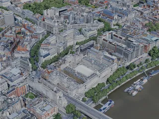 London City, UK (2024) 3D Model preview