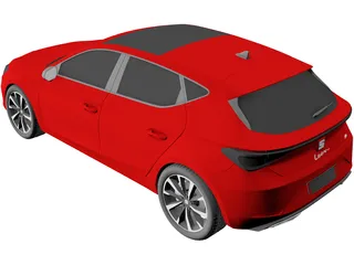 Seat Leon FR (2022) 3D Model preview