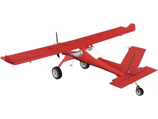 PZL-104 Wilga 3D Model preview