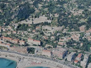 Menton City, France (2023) 3D Model preview