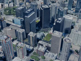 Seattle City, WA, USA (2024) 3D Model preview