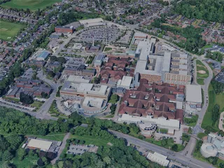 Stoke on Trent City, UK (2024) 3D Model preview