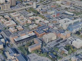 Syracuse City, NY, USA (2024) 3D Model preview