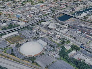 Tacoma City, WA, USA (2024) 3D Model preview