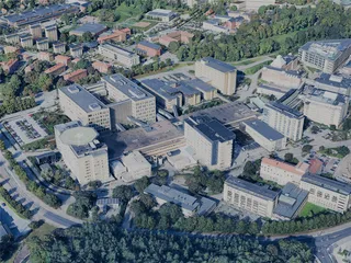 Uppsala City, Sweden (2023) 3D Model preview
