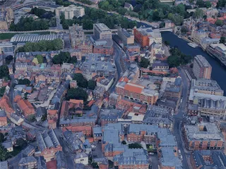 York City, UK (2024) 3D Model preview