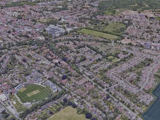 Canterbury City, UK (2022) 3D Model preview