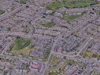 Carlisle City, UK (2023) 3D Model preview