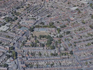 Derby City, UK (2022) 3D Model preview