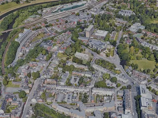 Exeter City, UK (2022) 3D Model preview