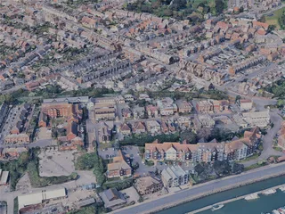 Weymouth City, UK (2024) 3D Model preview