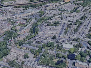 Lancaster City, UK (2023) 3D Model preview