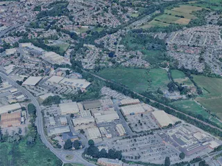 Salisbury City, UK (2024) 3D Model preview