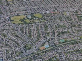 Southend-on-Sea City, UK (2022) 3D Model preview