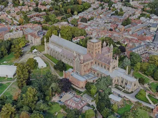 St. Albans City, UK (2022) 3D Model preview