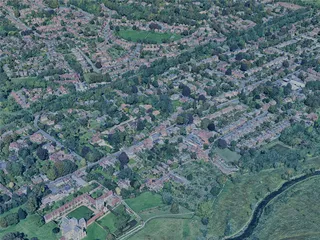 Winchester City, UK (2023) 3D Model preview