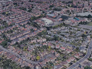 Worcester City, UK (2023) 3D Model preview