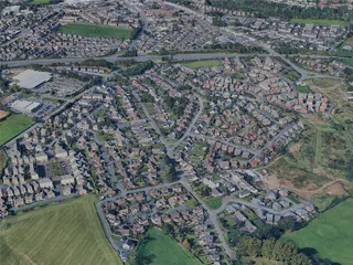 Lisburn City, UK (2024) 3D Model preview