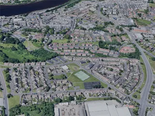 Londonderry City, UK (2022) 3D Model preview