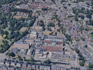 Newport City, UK (2023) 3D Model preview