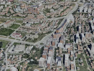 Pristina City, Kosovo (2022) 3D Model preview