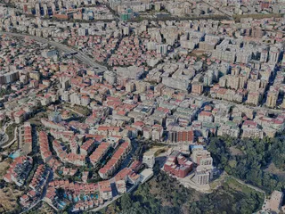 Tirane City, Albania (2024) 3D Model preview
