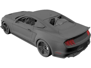 Ford Mustang Roush Stage 3 3D Model preview