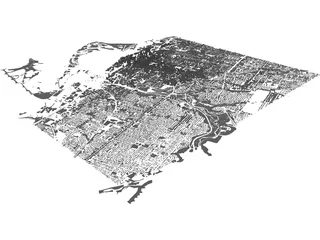 Toronto City 3D Model preview