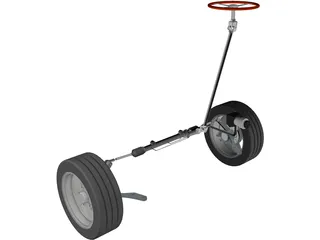 Steering System 3D Model preview