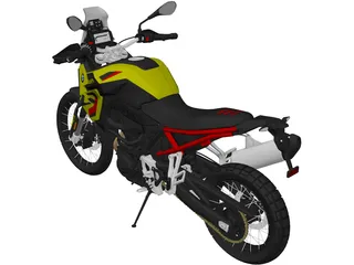 BMW F900GS (2024) 3D Model preview