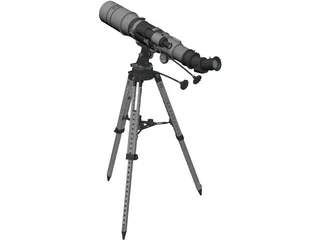 Telescope Space Hunter 3D Model preview