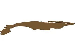 Mexico Map 3D Model preview