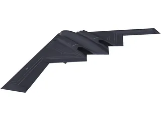 B-2 Bomber 3D Model preview