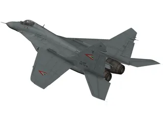 MiG-29A 3D Model preview
