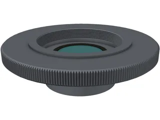 Magnifying Lens 3D Model preview