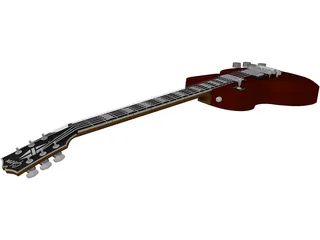 Gibson Electric Guitar Les Paul 3D Model preview