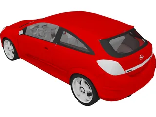 Opel Astra 3D Model preview