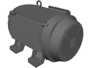 Motor 150hp 3D Model preview