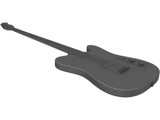 Squier Electric Guitar 3D Model preview