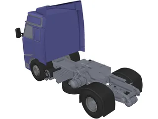 Volvo Truck 3D Model preview