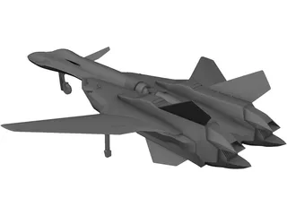 Sukhoi Su-47 Berkut 3D Model preview
