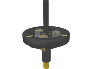 Planetary Gear 3D Model preview