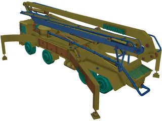 Schwing Truck 3D Model preview