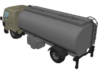 Volvo Truck 3D Model preview