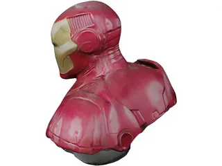 Ironman Bust 3D Model preview