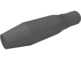 Pratt&Whitney F-100 Jet Engine 3D Model preview