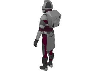 Cylon Classic 3D Model preview
