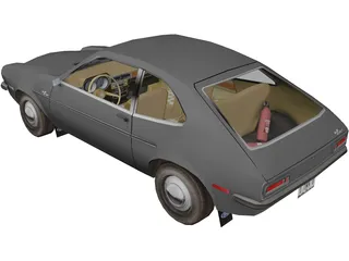 Ford Pinto 3D Model preview