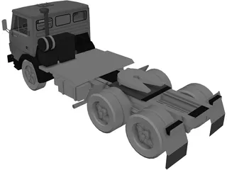 KAMAZ Truck 3D Model preview